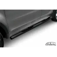 Защита порогов с проступями черный цвет Arbori 1437092749 W52PW JM S3GB afzdasya05b