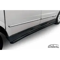 Защита порогов с изгибами черный цвет Arbori R6MKU 1437092564 afzdasyas08b S3EM M