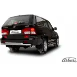 Защита заднего бампера двойная нержавеющая сталь Arbori afzdatarp10 Z 6RZW 1437090981 6NE8BO - Изображение 2