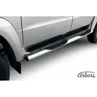 Защита порогов с проступями нержавеющая сталь Arbori TRVLR 7HPYD M 1437092666 afzdaup07