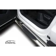 Защита порогов с проступями нержавеющая сталь Arbori HDA64K afzdavwtig05 P ZCPE 1437092671