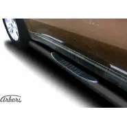 Защита порогов с проступями черный цвет Arbori D16T38 FPR JA1N azdaksp1604b 1437092712 - Изображение 2