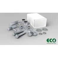 Комплект защиты картера и крепеж Eco eco2028020 WE7S EJ 1437099106 F2AE7BP - Изображение 2