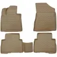 Коврики в салон полиуретан бежевые Element nlc3d2546212h AUK84 0 FJB5HJX Kia Sorento (XM) 2 Кроссовер 2.4 GDI 192 л.с. 2012 – 2025