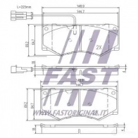 Тормозные колодки, комплект FAST 4337225 SM JJ201 ft29055 - Изображение 2