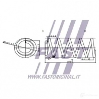 Пружина FAST 1437392307 ft12252k P9 DLY5
