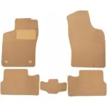 Коврики в салон текстиль бежевые Klever V48B 7 Daewoo klever04110922112kh IMSHK