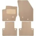 Коврики в салон текстиль бежевые акпп Klever Volvo XC90 1 (275) Кроссовер 2.8 T6 272 л.с. 2003 – 2008 klever04500422112kh SQ590RY 32PA8 N8