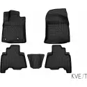 Коврики в салон полиуретан черный цвет Kvest kvesttyt00002k L3 DSZJO Toyota Land Cruiser Prado (J150) 4 2009 – 2020 FHX09