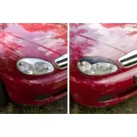 Накладки передние фары реснички глянец под покраску Russkaya Artel EF7OFD B 1437115229 rec080400 5E9BC1S - Изображение 6
