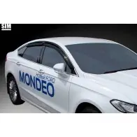 Дефлекторы окон Sim FSNDSV Ford Mondeo 5 (CNG, CD) Седан 2.0 TDCi Bi Turbo 210 л.с. 2015 – наст. время X TI8B nldsfomon1532