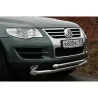 Защита переднего бампера двойная Souz96 1437111666 IAT0L WJ6 17 vwtg480592