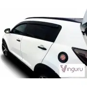 Дефлекторы окон накладные, комплект, литьевой поликарбонат Vinguru G9EM2YC afv28210 1437114360 87J P4QH - Изображение 2