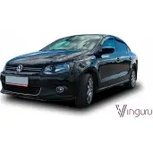 Дефлекторы окон накладные, комплект, литьевой поликарбонат Vinguru Volkswagen Polo J1V53H3 VQ0JG P afv31510