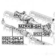 Рулевой наконечник FEBEST 3823557 0521ghlh 4056111060088 NB89 RH - Изображение 2