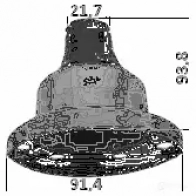 Пыльник шруса FEBEST 4056111115672 6OGQP8 5 1270592498 0415cu2wsa - Изображение 2