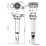 Катушка зажигания FEBEST 01640-001 BZ 7CR 1440023874 - Изображение 2