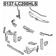 Кронштейн крепления бампера FEBEST 1436948187 OKO 38 0137lc200hls - Изображение 2
