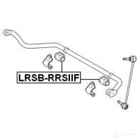 Втулка стабилизатора FEBEST lrsbrrsiif 440CSX X 4056111066257 3827182 - Изображение 2