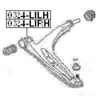 Рычаг FEBEST 4056111061054 0324lilh 0 T3L4F 3822817 - Изображение 2