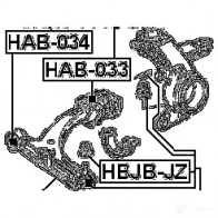 Рычаг FEBEST 0324hrvlh 176387105 9EN4A2 M 4056111080987 - Изображение 2