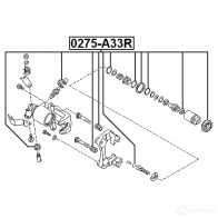 Ремкомплект суппорта FEBEST 3822393 GFM ZPET 4056111083612 0275a33r - Изображение 2