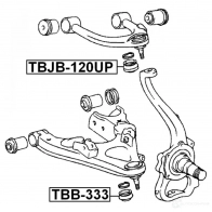 Ремкомплект шаровой опоры FEBEST 3829652 tbb333 4056111049823 6 ZK696 - Изображение 2