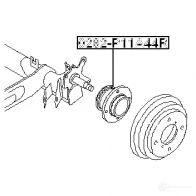 Ступица колеса FEBEST 3822501 TJ RFXEZ 4056111020464 0282p11a44r - Изображение 2