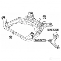 Сайлентблок FEBEST 4E J81DB lrabevqs 4056111127118 1424515099 - Изображение 2