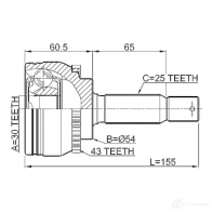 Шрус граната FEBEST 3823002 XLCG N 0410n94a43 4056111085890 - Изображение 2