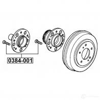 Шпилька колеса FEBEST 4056111042411 3822932 0384001 6F 3SO - Изображение 2