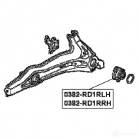 Ступица колеса FEBEST 3822920 0382rd1rlh UL0 B2 4056111020631 - Изображение 2