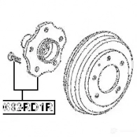 Ступица колеса FEBEST 0382rd1r 3822919 CF 7TRCI 4056111033174 - Изображение 2