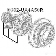 Ступица колеса FEBEST 4056111046501 3822929 0382ua4a50r CP CSYY3 - Изображение 2