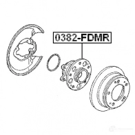 Ступица колеса FEBEST OH6E G 0382fdmr 3822907 4056111042497 - Изображение 2
