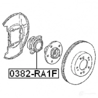 Ступица колеса FEBEST 0382ra1f 3822916 FY9V ZP 4056111032368 - Изображение 2