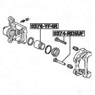 Поршень тормозного суппорта FEBEST Y9I 8H 4056111117461 3822893 0376yf4r - Изображение 2