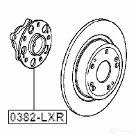 Ступица колеса FEBEST D2 9BKF 3822915 4056111118895 0382lxr - Изображение 2