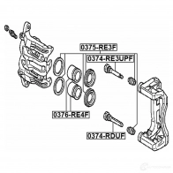 Поршень тормозного суппорта FEBEST 4056111085760 RY RYK 0376re4f 3822890 - Изображение 2