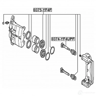 Ремкомплект суппорта FEBEST 1A30R S 3822880 4056111083766 0375yf4f - Изображение 2
