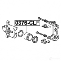 Поршень тормозного суппорта FEBEST 4056111056296 M66 1GE0 0376clf 3822882 - Изображение 2