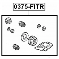 Ремкомплект суппорта FEBEST 4O RPL2 0375fitr 3822867 4056111021799 - Изображение 2