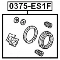 Ремкомплект суппорта FEBEST 4056111048550 CB JYH 0375es1f 3822864 - Изображение 2