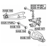 Рычаг FEBEST 4056111055176 R VUUY 3822839 0325yf4rl - Изображение 2