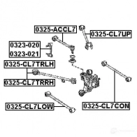 Рычаг FEBEST 4056111026251 3822829 0325cl7trlh ALPK0 FK - Изображение 2