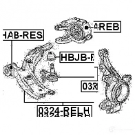 Рычаг FEBEST 3822824 4056111049335 0 VSLX6 0324rerh - Изображение 2