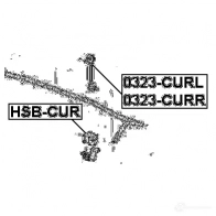 Стойка стабилизатора, тяга FEBEST 4056111053813 0323curl 3822780 EZ N2H - Изображение 2