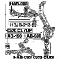 Рычаг FEBEST 4056111080673 4WV 6T 0324cu2upl 3822809 - Изображение 2