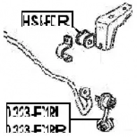 Стойка стабилизатора, тяга FEBEST XW8C 4 0323fd1rr 3822788 4056111034287 - Изображение 2