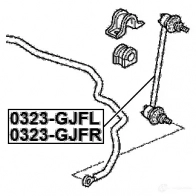 Стойка стабилизатора, тяга FEBEST 0323gjfl 4056111086224 Z3Y8 8 530033266 - Изображение 2
